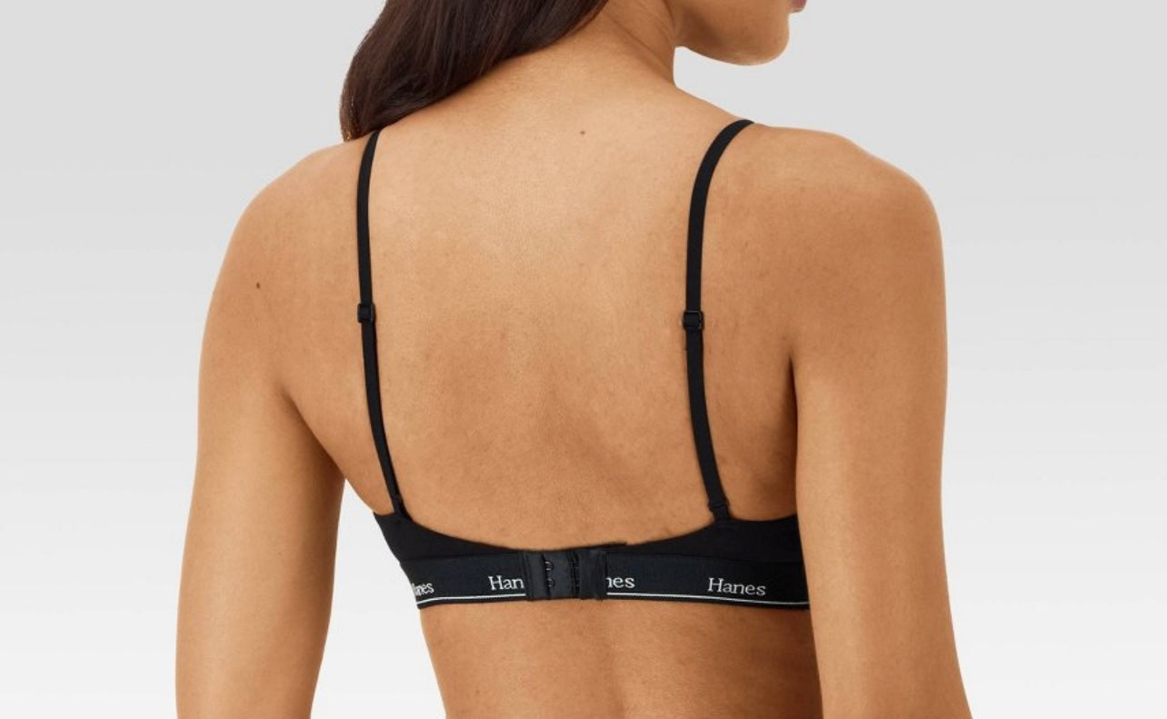 Hanes Originals Women's 2pk Stretch Triangle
Bralette
