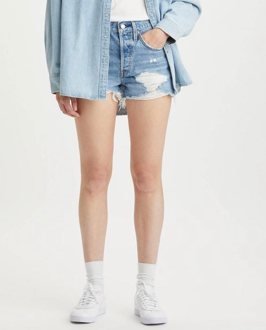 Levi's 501° Original Fit High-Rise Women's
Jean Shorts - Quiet Riot