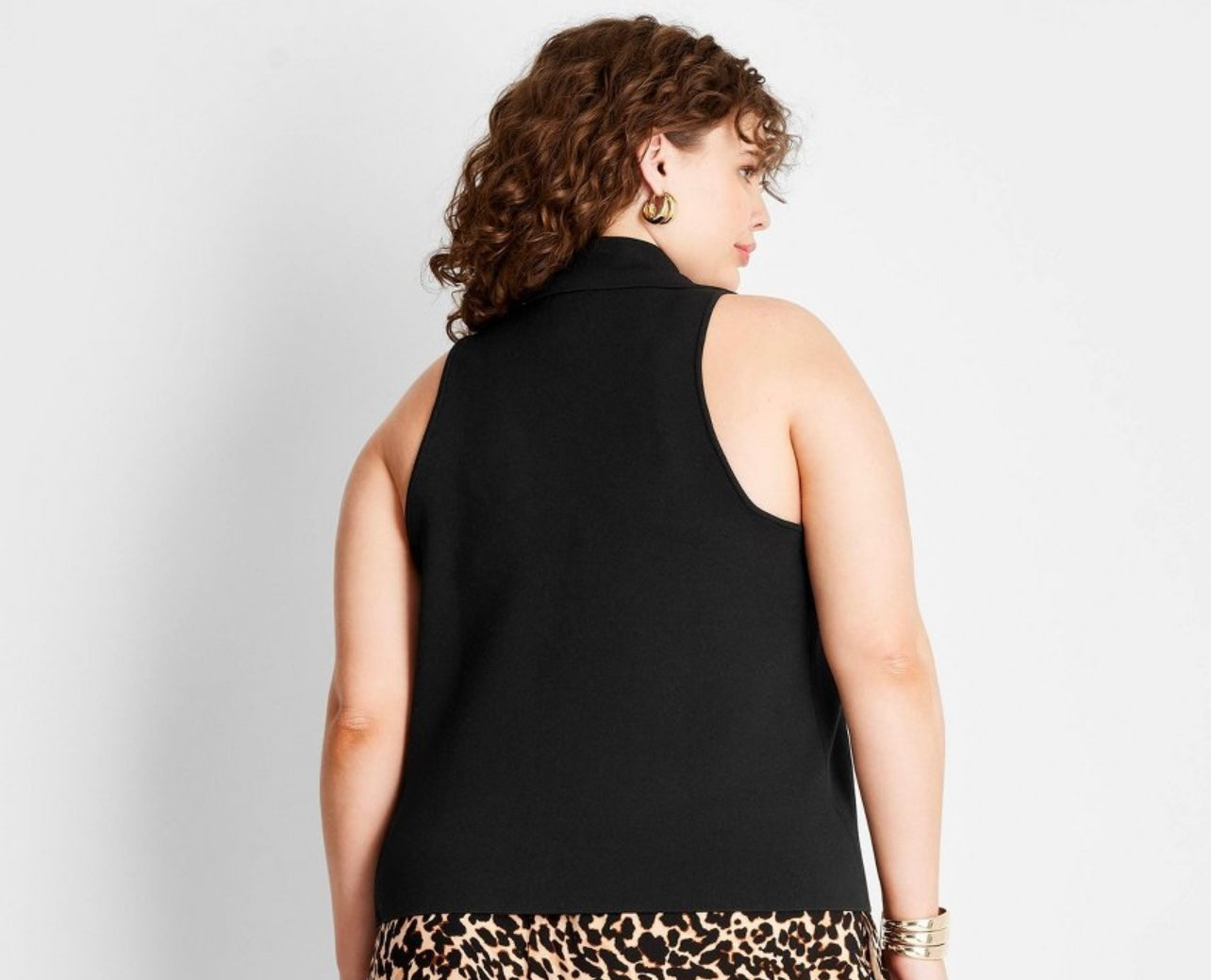 Women's Sweater Polo Tank Top - Future Collective™ with Jenee Naylor