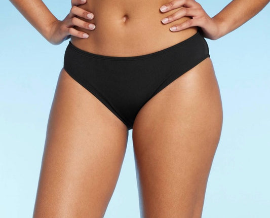 Women'sRibbed Hipster Bikini Bottom - Shade & Shore™ Cheeky Cut, Recycled Polyester, Stretch Fit