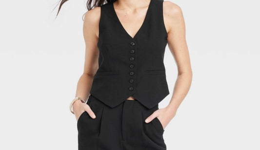 Women's Tailored Suit Vest - A New Day™