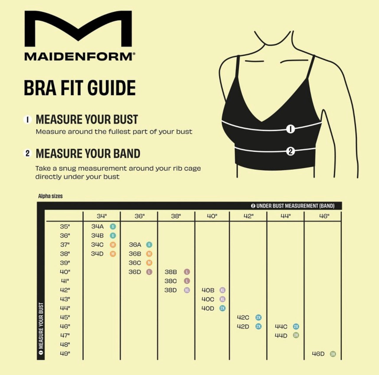 Maidenform M Women's Mesh Trim Triangle
Bralette
