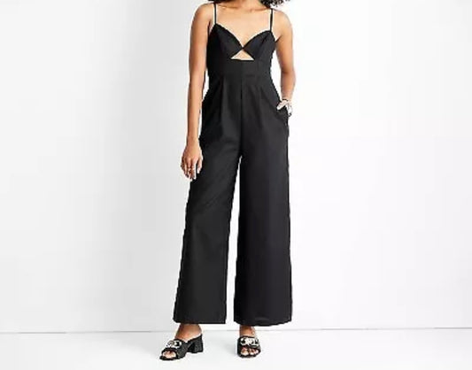 Future Collective Jenny K Lopez Strappy Cut-Out Wide Leg Jumpsuit