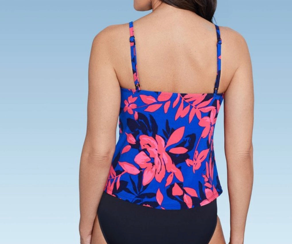 Women's UPF 50 Tiered Tankini Top - Aqua
Green®