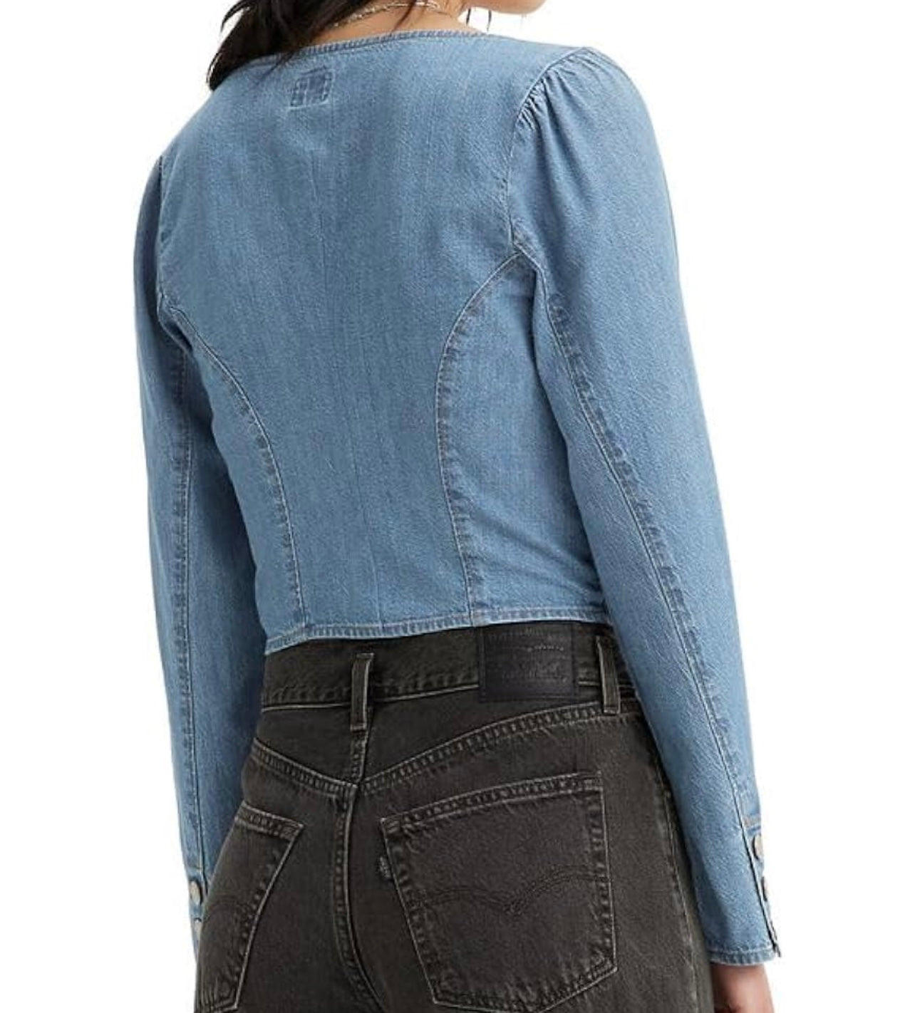 Levi's Women's Daryn Corset Long Sleeve Blouse