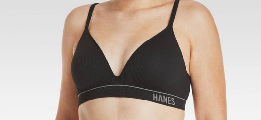 Hanes Originals Women's Ribbed Seamless
Contour Bra MHB004