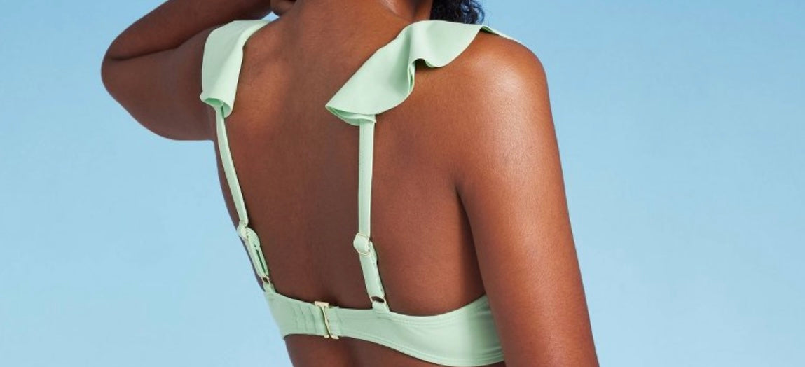 Women'sRuffle Continuous Underwire Bikini
Top - Shade & Shore™Chic Adjustable Straps, Full Lining, Removable Padding