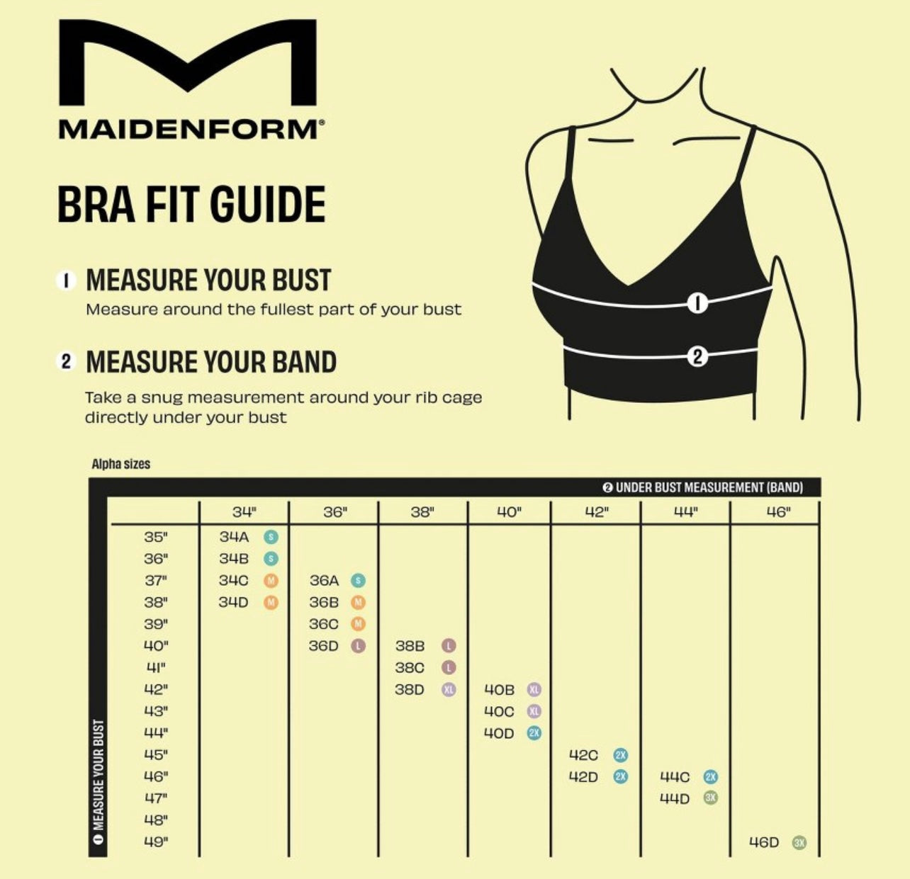 Maidenform M Women's Mesh Trim Triangle
Bralette