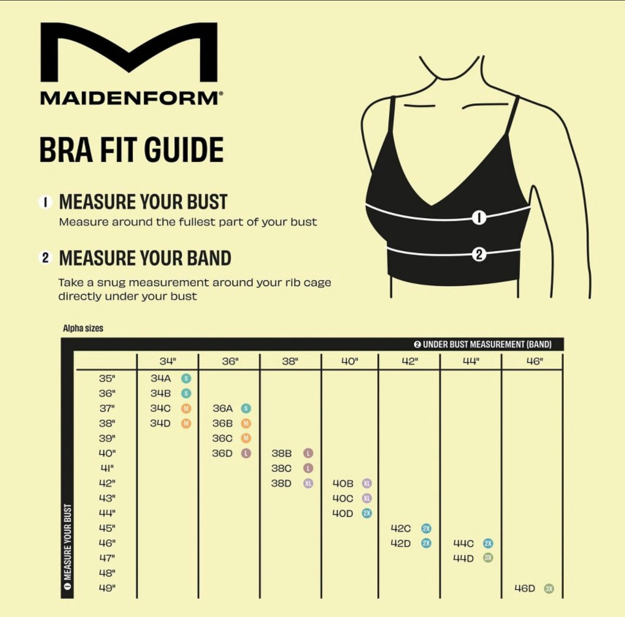 Maidenform M Women's Mesh Trim Triangle
Bralette
